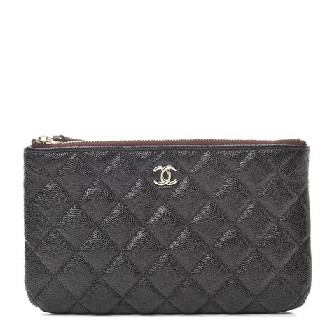 chanel small black|chanel small pouch.